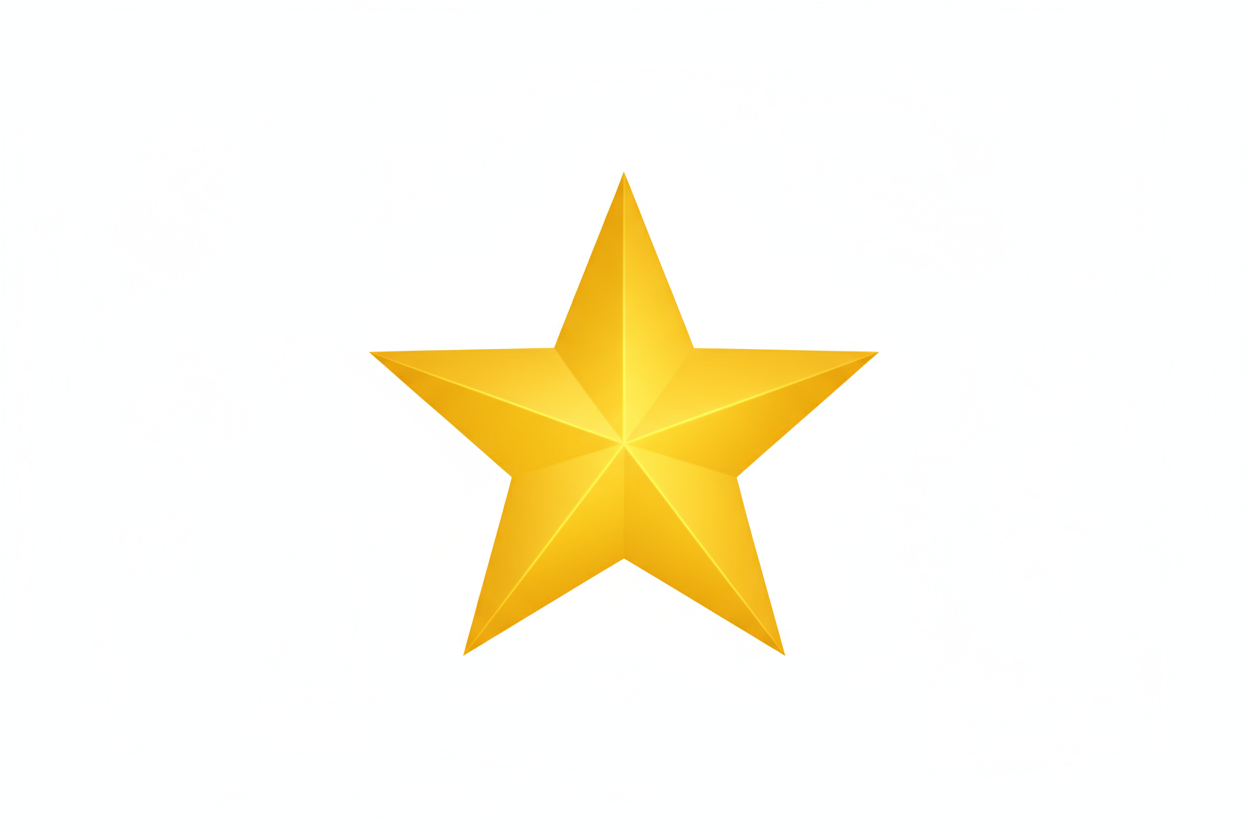 Gelber Bewertungsstern 